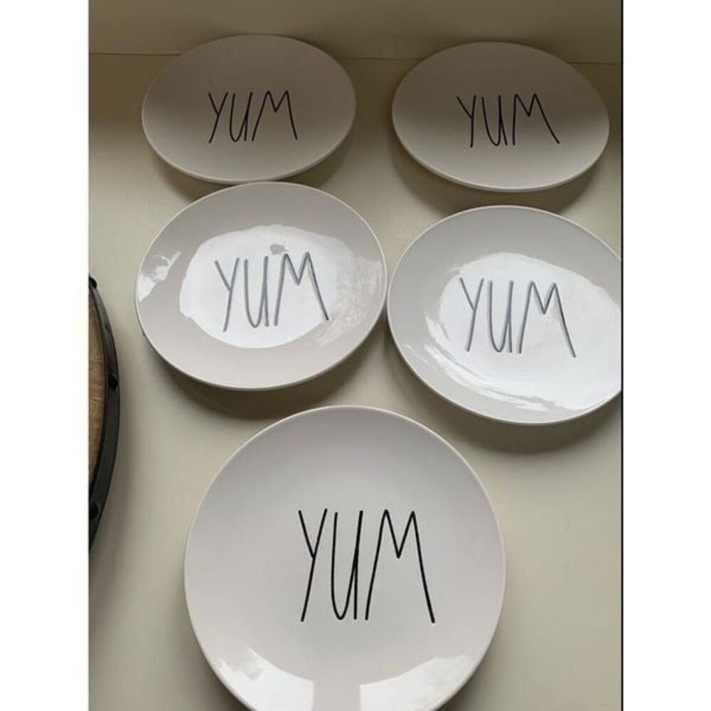 Rae Dunn Yum Plates